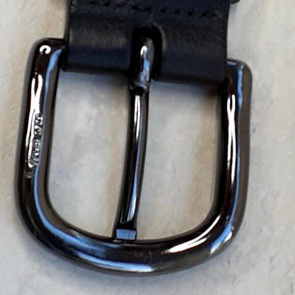 Fossil Leather Belt Solid Brass Buckle With Studs Size Large Shades of Brown - Picture 3 of 8